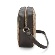 Gucci
Beige GG Monogram Canvas Bee Web Camera Bag Gold Hardware