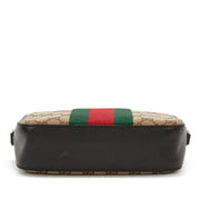 Gucci
Beige GG Monogram Canvas Bee Web Camera Bag Gold Hardware