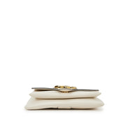 Gucci
White Calfskin Small Arli Flap Bag Gold Hardware