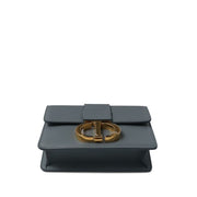 Christian Dior
Grey Blue Calfskin 30 Montaigne Bag Gold Hardware