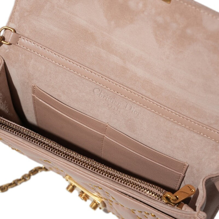 Christian Dior
Baby Pink Calfskin Dior Addict Wallet on Chain Gold Hardware