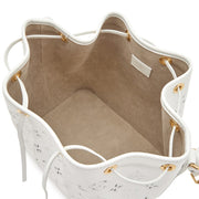 Louis Vuitton
White Cut-Out Monogram Calfskin Petit Noé Gold Hardware, 2022