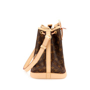 Louis Vuitton
Ebene Monogram Coated Canvas Petit Noé Gold Hardware, 2021-2022