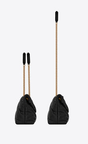 PUFFER MEDIA IN NAPPA TRAPUNTATA