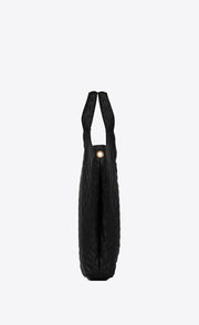 MAXI SHOPPING BAG ICARE IN PELLE DI AGNELLO TRAPUNTATA
