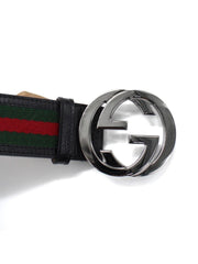 Cintura Gucci Web Interlocking