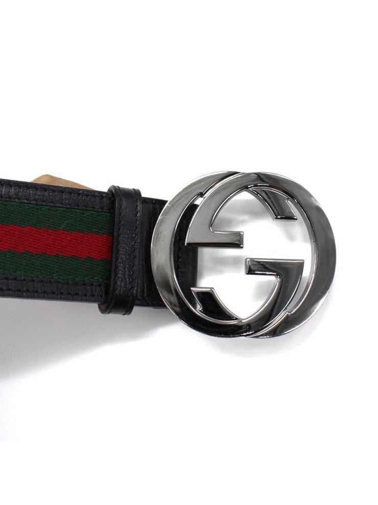 Cintura Gucci Web Interlocking