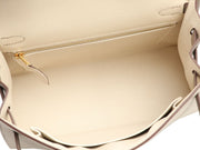 Hermès Nata and Gris Epsom HSS Kelly 25 Gold Hardware, 2021