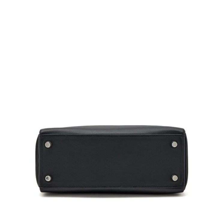 Hermès Black Swift Kelly 25 Palladium Hardware, 2020