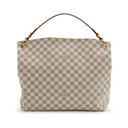 Louis Vuitton White and Blue Damier Azur Coated Canvas Gracefull MM Gold Hardware, 2021