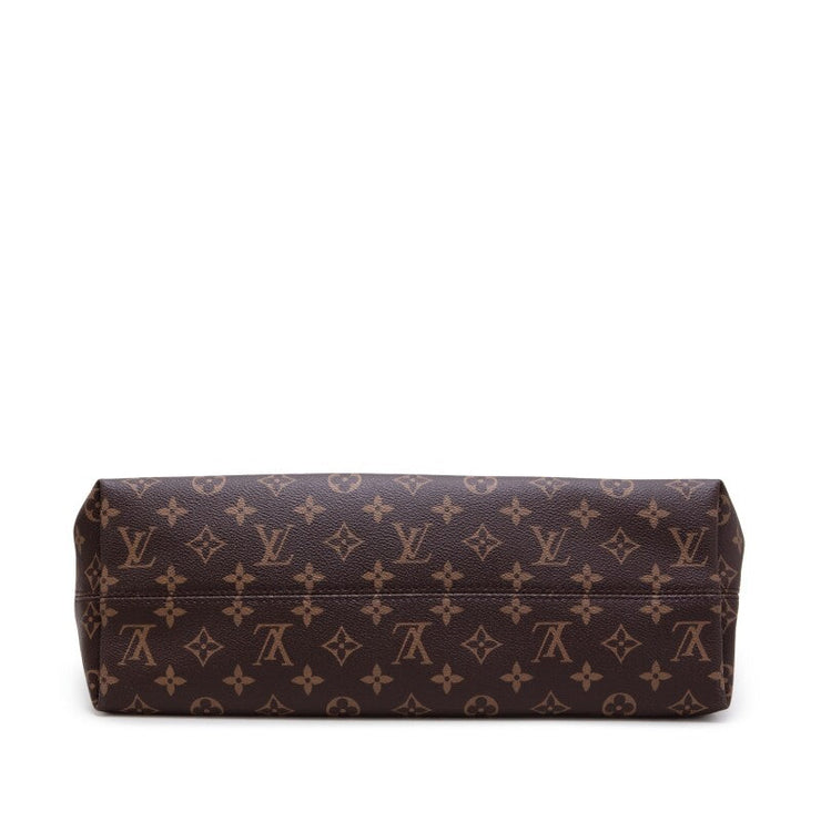 Louis Vuitton Ebene Monogram Coated Canvas Graceful MM Gold Hardware, 2021