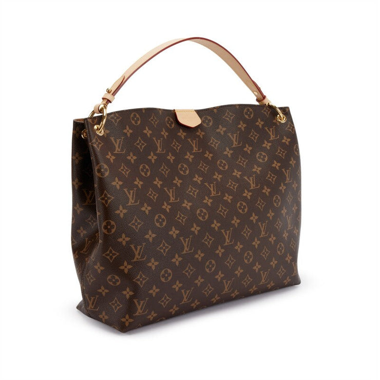 Louis Vuitton Brown Monogram Coated Canvas Graceful MM Gold Hardware, 2021