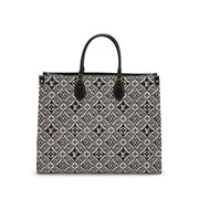 Louis Vuitton Black and Grey Monogram Jacquard Since 1854 OnTheGo GM Gold Hardware, 2020