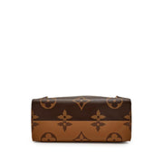 Louis Vuitton Brown Giant Reverse Monogram Coated Canvas OnTheGo GM Gold Hardware, 2020